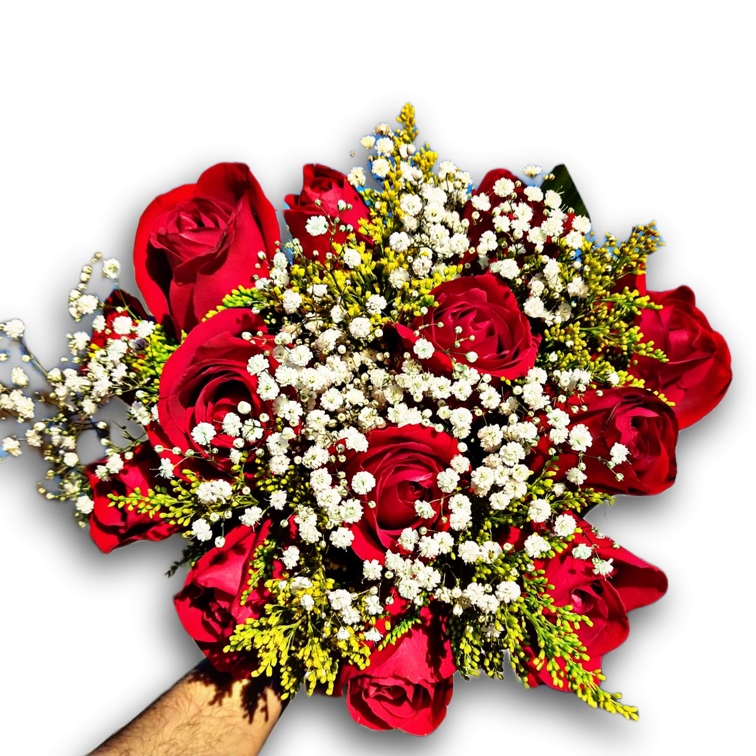 Tradicional Buqu� De 12 Rosas Especial