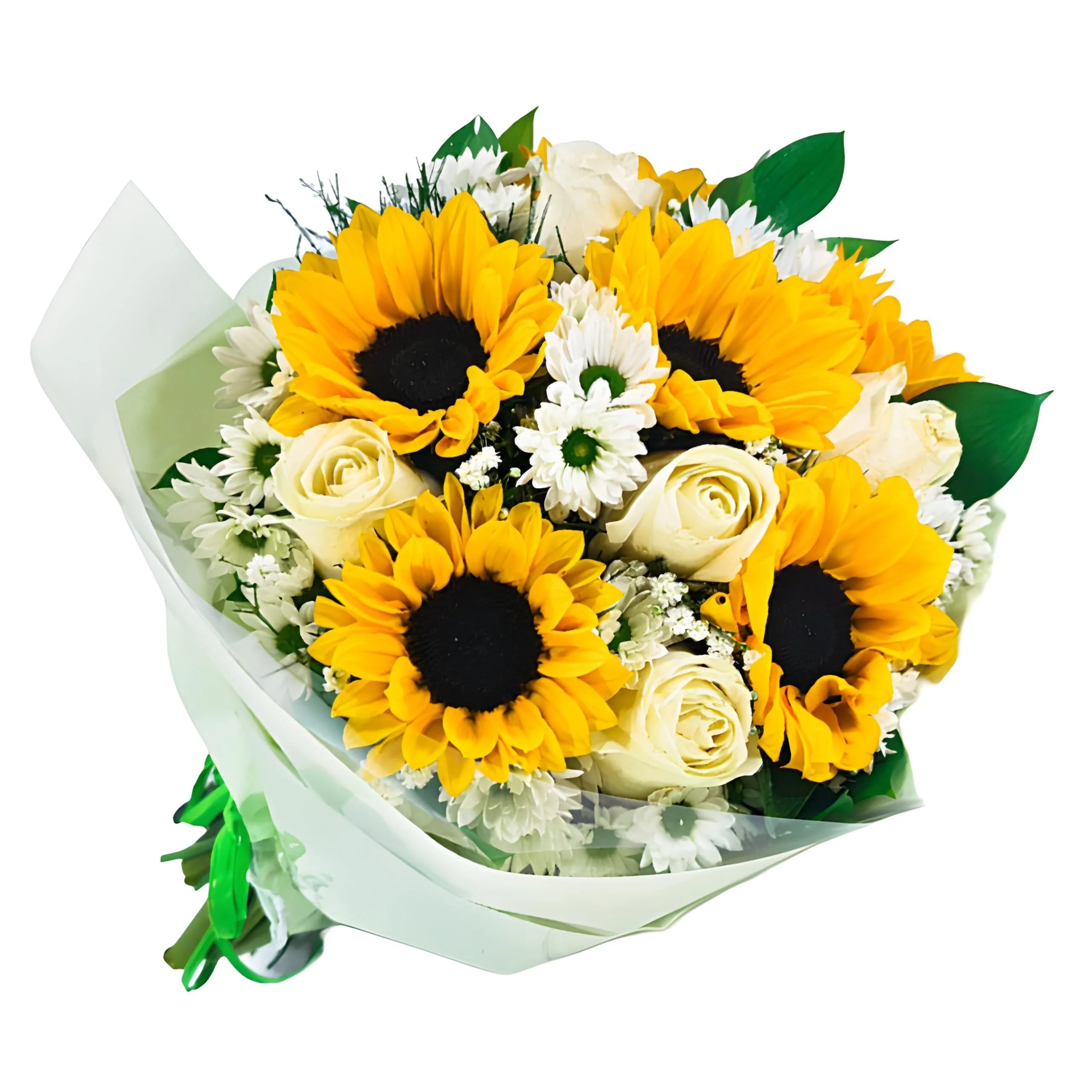  Buqu� Carinho com Girass�is