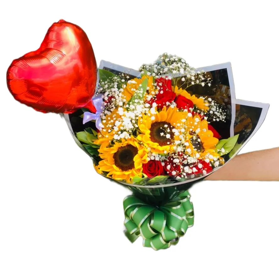 Buqu� de Girass�is Com amor 