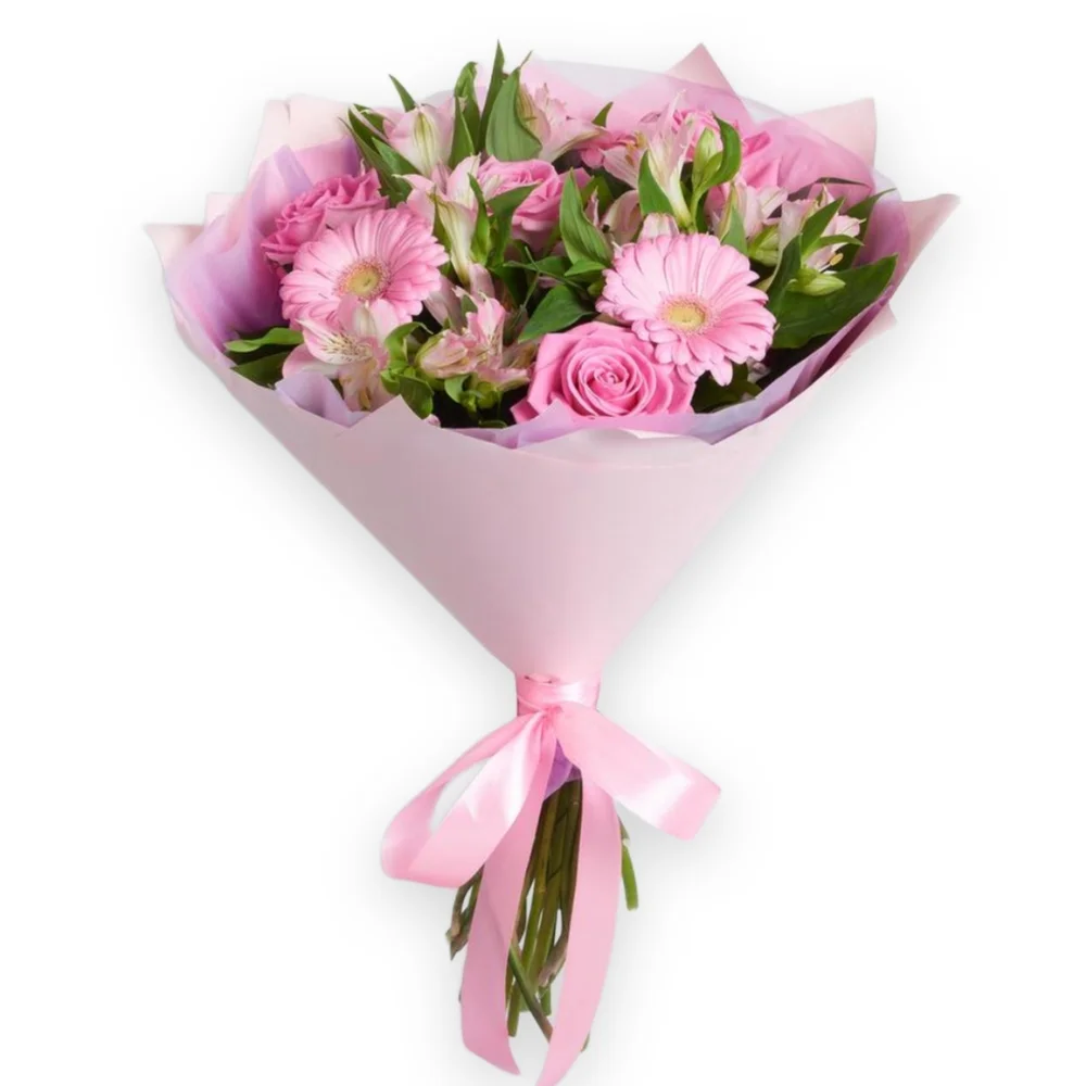 Buqu� de Flores cor de Rosa